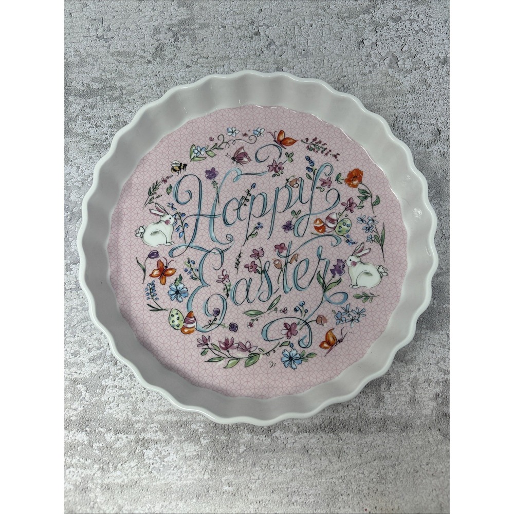 Boston International - Easter Bunny Wavy Edge Platter - FFC25023